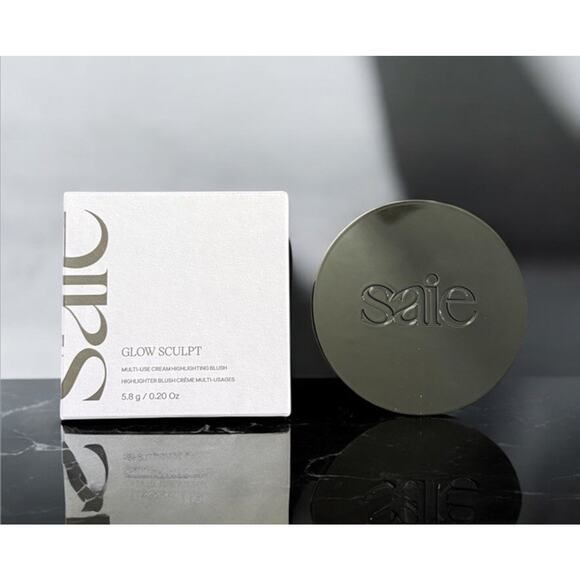 SAIE Glow Sculpt Multi-Use Cream Highlighting Blush PINKGLOW ~ NEW IN BOX - Picture 2 of 5